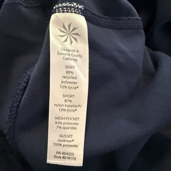 Athleta Relay Skort/Skirt Size Medium Purple Tennis Golf Athleisure Workout - Picture 9 of 9